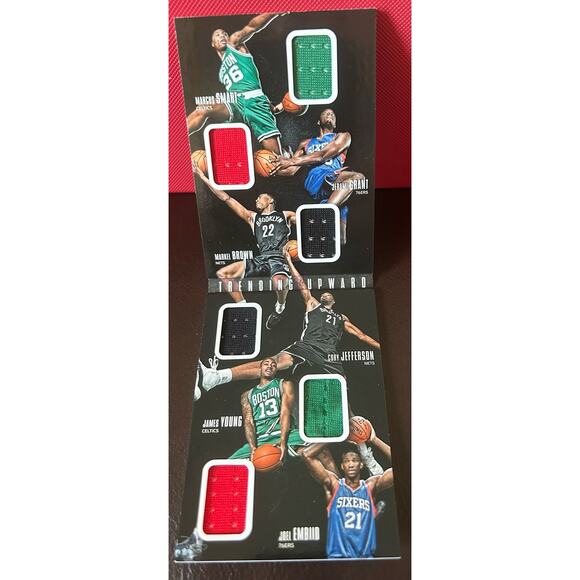 2014-15 Preferred Trending Upward Booklet 6 Rookie Patch /199 Smart Grant Embiid - Picture 1 of 3